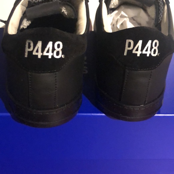 P448 John sneakers black leather/suede size 40 - Picture 4 of 6